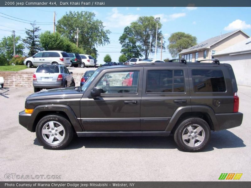 Dark Khaki Pearl / Khaki 2006 Jeep Commander 4x4