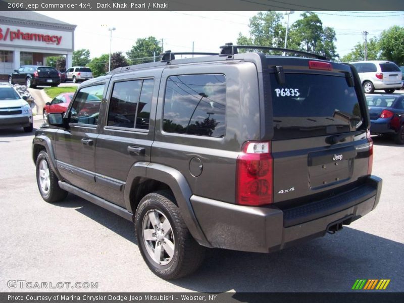 Dark Khaki Pearl / Khaki 2006 Jeep Commander 4x4