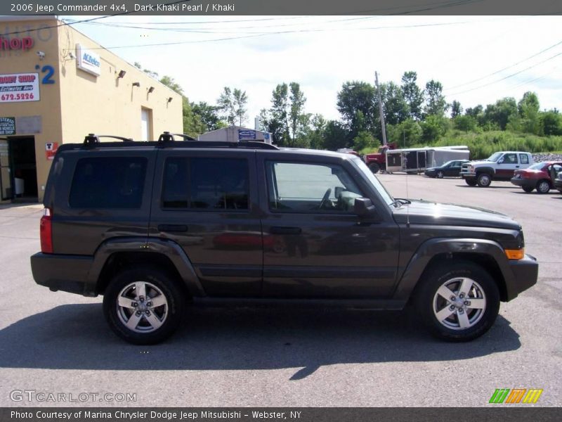 Dark Khaki Pearl / Khaki 2006 Jeep Commander 4x4