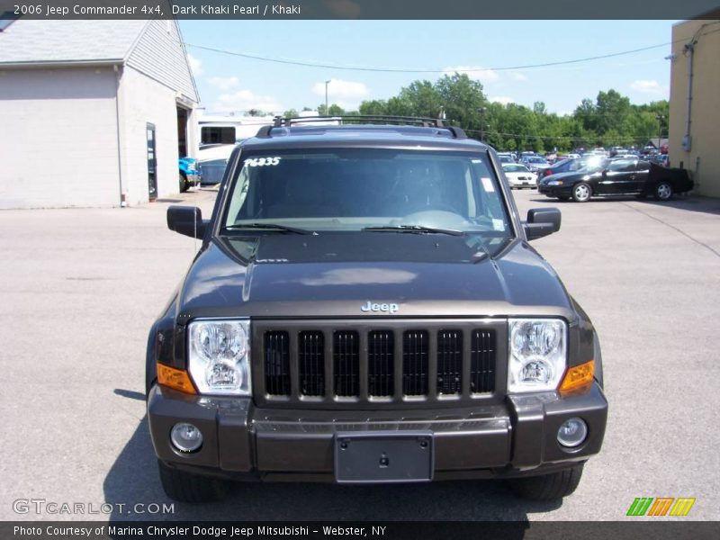 Dark Khaki Pearl / Khaki 2006 Jeep Commander 4x4