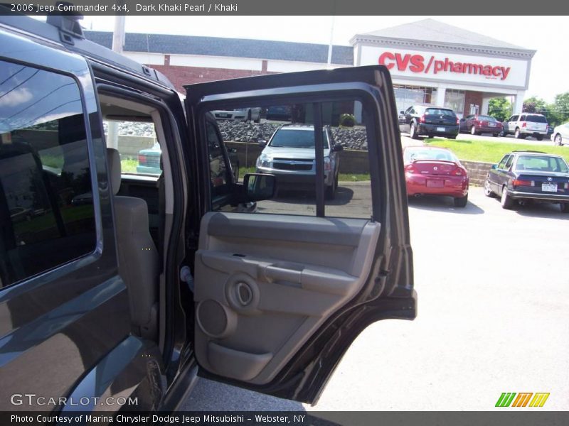 Dark Khaki Pearl / Khaki 2006 Jeep Commander 4x4