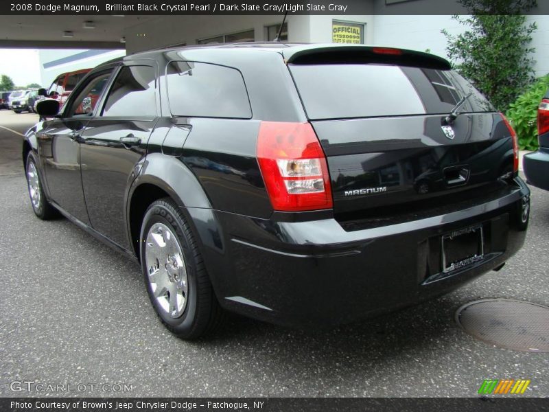 Brilliant Black Crystal Pearl / Dark Slate Gray/Light Slate Gray 2008 Dodge Magnum