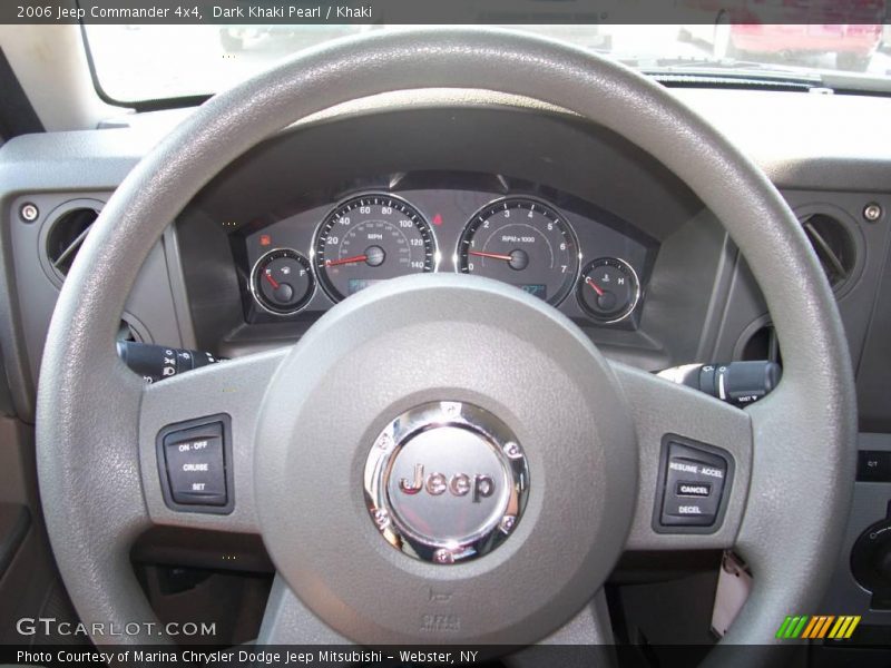 Dark Khaki Pearl / Khaki 2006 Jeep Commander 4x4