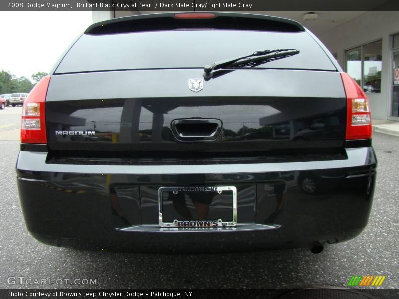 Brilliant Black Crystal Pearl / Dark Slate Gray/Light Slate Gray 2008 Dodge Magnum