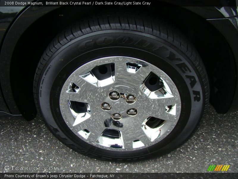 Brilliant Black Crystal Pearl / Dark Slate Gray/Light Slate Gray 2008 Dodge Magnum