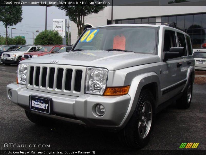 Bright Silver Metallic / Medium Slate Gray 2006 Jeep Commander 4x4