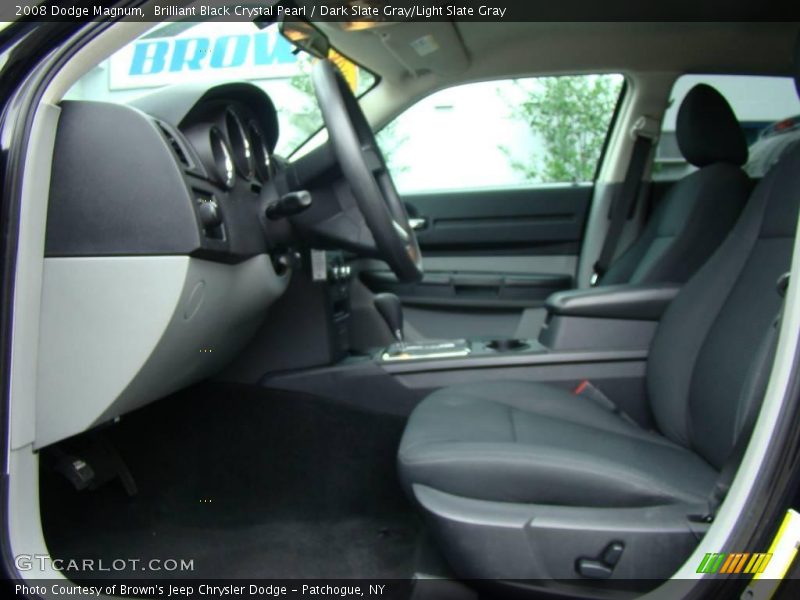 Brilliant Black Crystal Pearl / Dark Slate Gray/Light Slate Gray 2008 Dodge Magnum