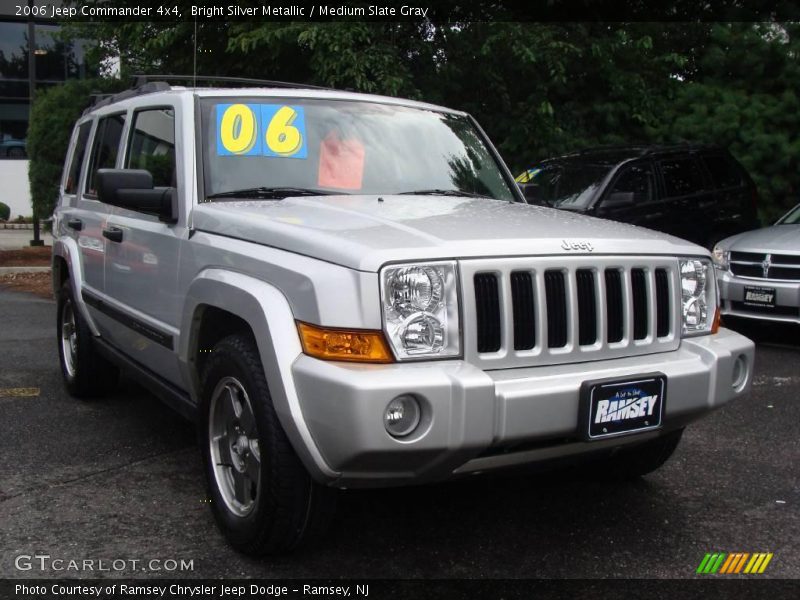 Bright Silver Metallic / Medium Slate Gray 2006 Jeep Commander 4x4
