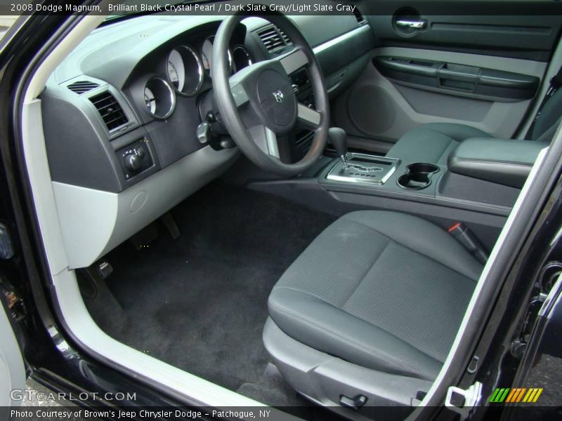 Brilliant Black Crystal Pearl / Dark Slate Gray/Light Slate Gray 2008 Dodge Magnum