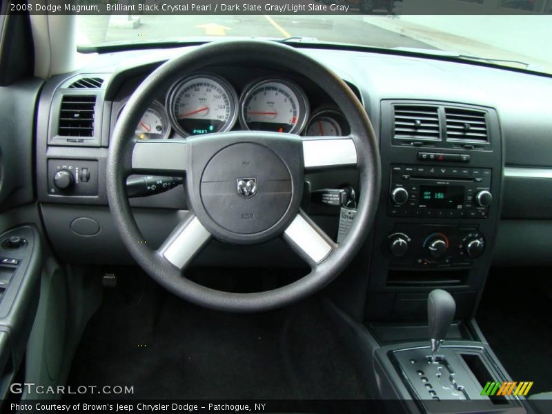 Brilliant Black Crystal Pearl / Dark Slate Gray/Light Slate Gray 2008 Dodge Magnum