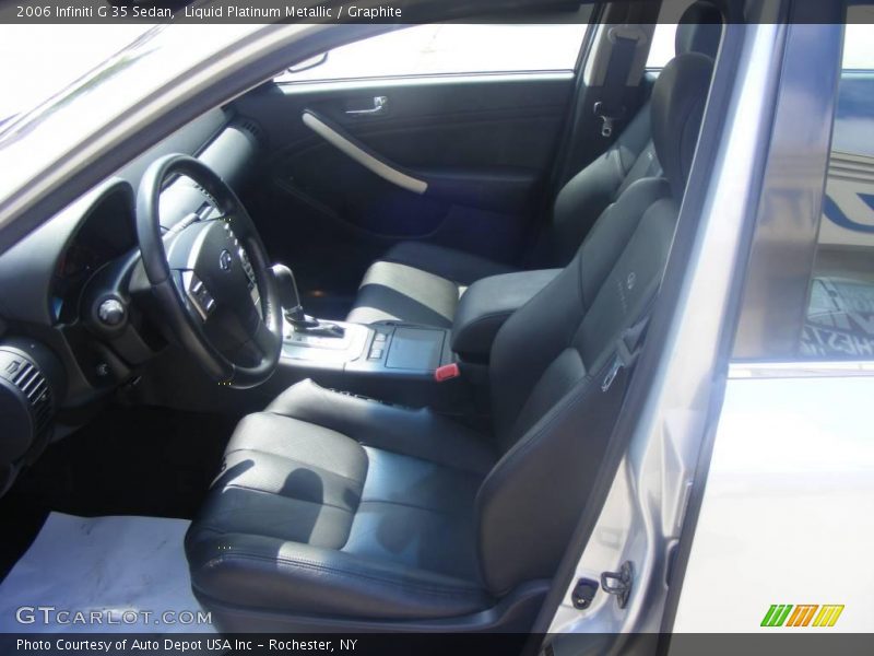 Liquid Platinum Metallic / Graphite 2006 Infiniti G 35 Sedan