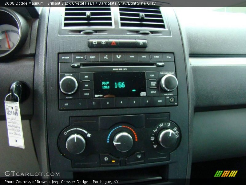 Brilliant Black Crystal Pearl / Dark Slate Gray/Light Slate Gray 2008 Dodge Magnum