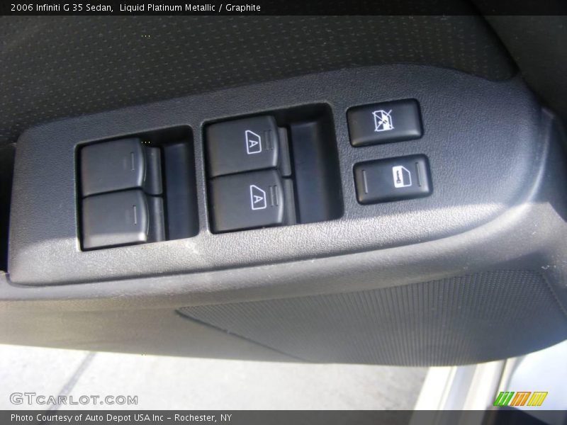 Liquid Platinum Metallic / Graphite 2006 Infiniti G 35 Sedan
