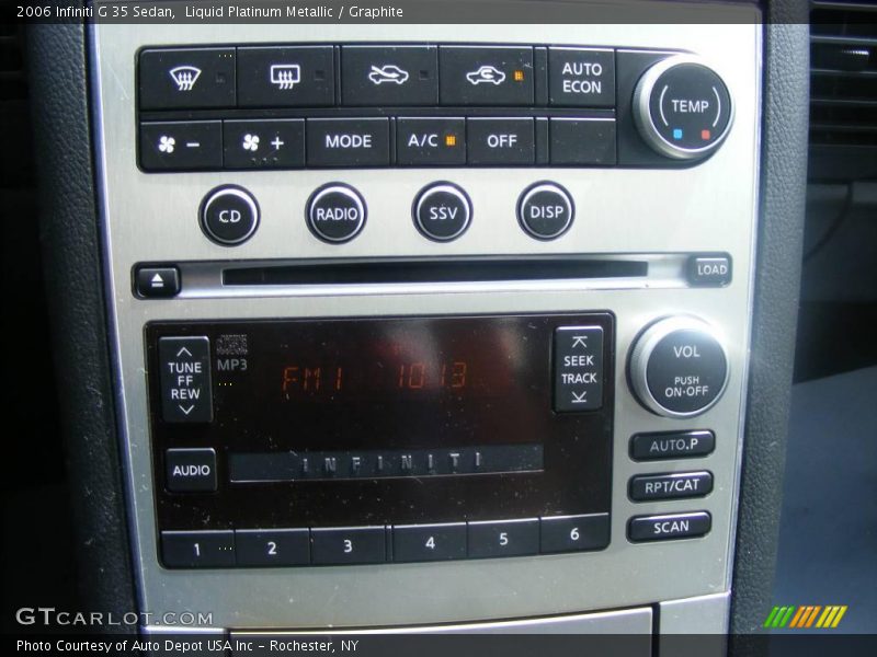 Liquid Platinum Metallic / Graphite 2006 Infiniti G 35 Sedan