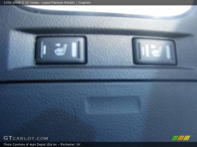 Liquid Platinum Metallic / Graphite 2006 Infiniti G 35 Sedan
