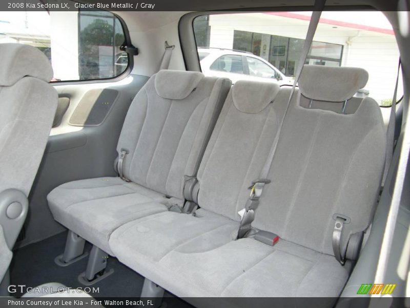 Glacier Blue Metallic / Gray 2008 Kia Sedona LX