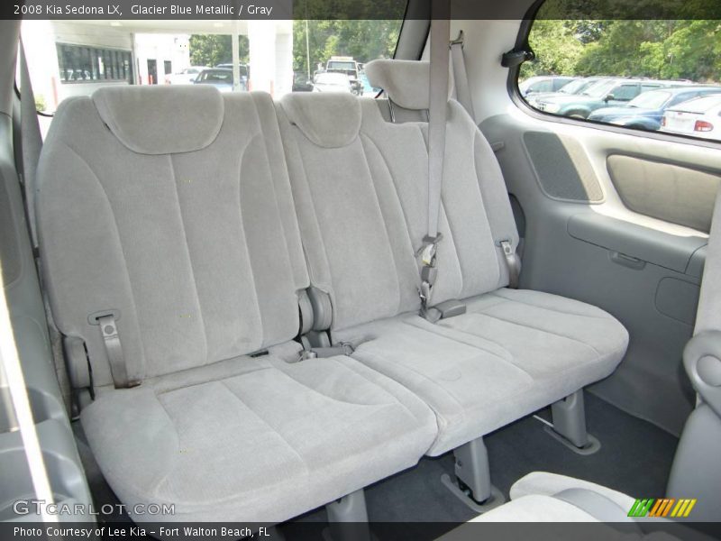Glacier Blue Metallic / Gray 2008 Kia Sedona LX