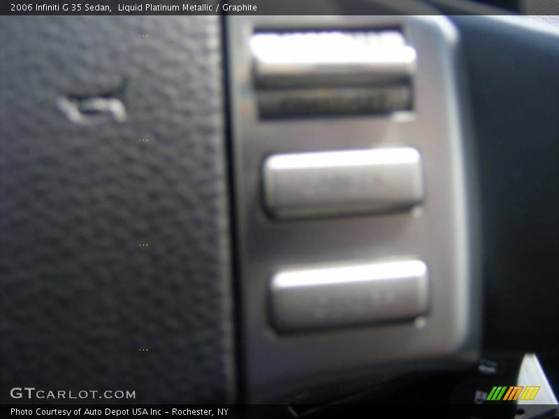 Liquid Platinum Metallic / Graphite 2006 Infiniti G 35 Sedan