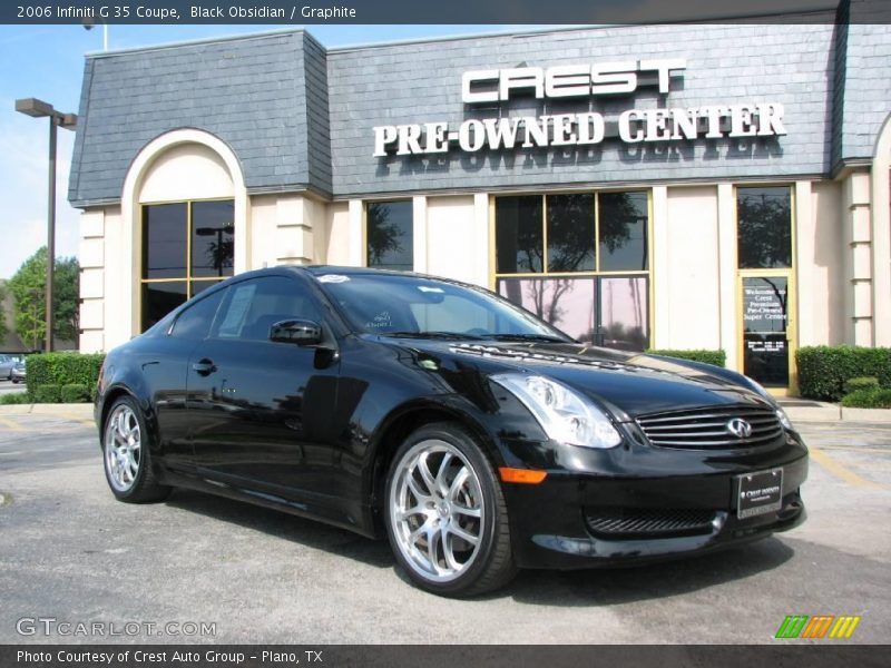 Black Obsidian / Graphite 2006 Infiniti G 35 Coupe