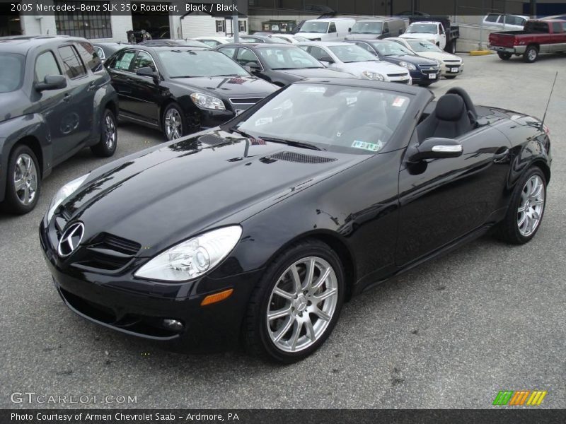 Black / Black 2005 Mercedes-Benz SLK 350 Roadster