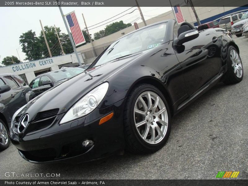 Black / Black 2005 Mercedes-Benz SLK 350 Roadster