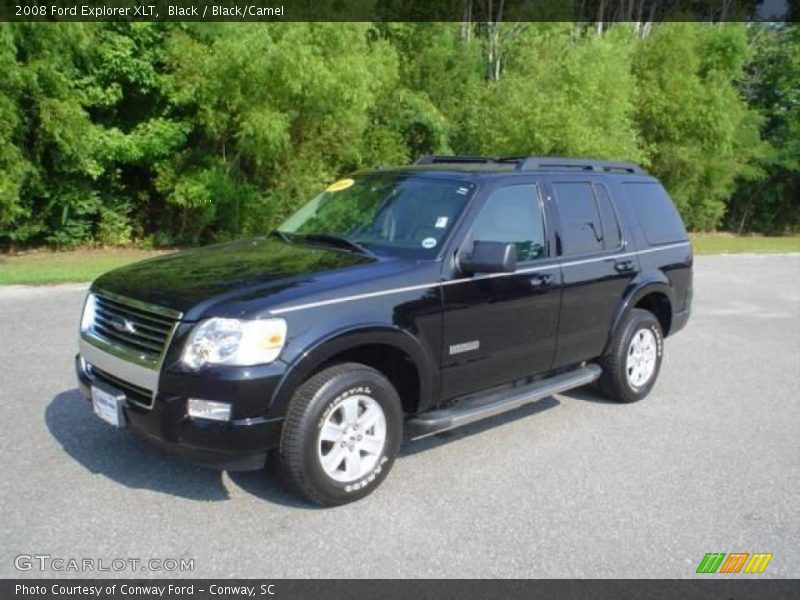 Black / Black/Camel 2008 Ford Explorer XLT