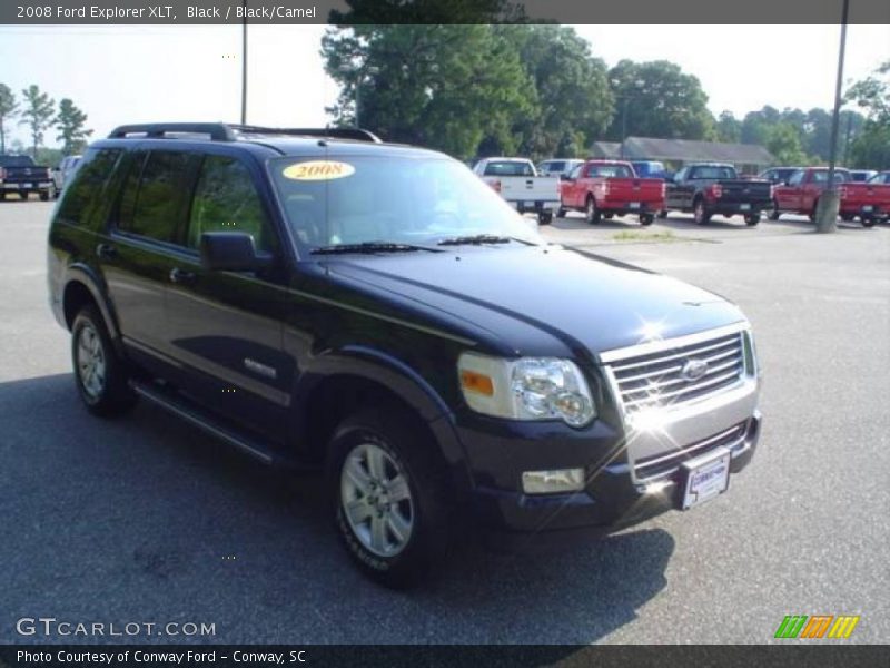Black / Black/Camel 2008 Ford Explorer XLT