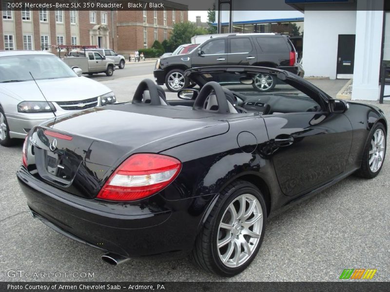 Black / Black 2005 Mercedes-Benz SLK 350 Roadster