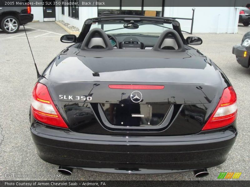 Black / Black 2005 Mercedes-Benz SLK 350 Roadster