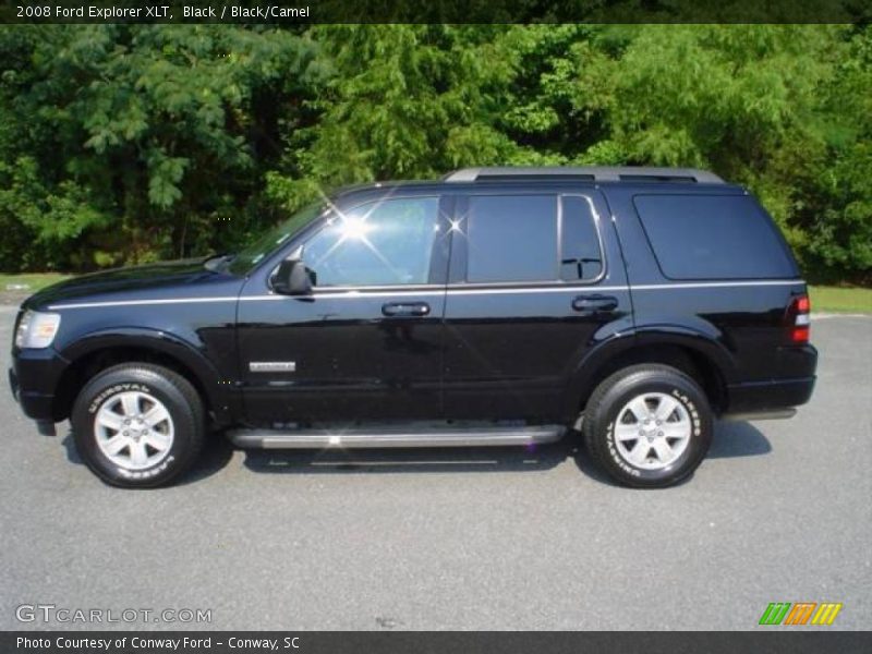 Black / Black/Camel 2008 Ford Explorer XLT