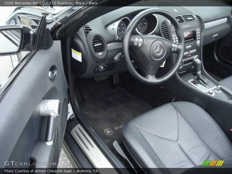 Black / Black 2005 Mercedes-Benz SLK 350 Roadster