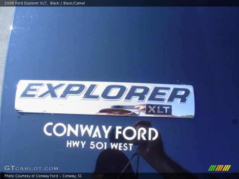 Black / Black/Camel 2008 Ford Explorer XLT