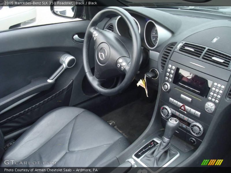 Black / Black 2005 Mercedes-Benz SLK 350 Roadster