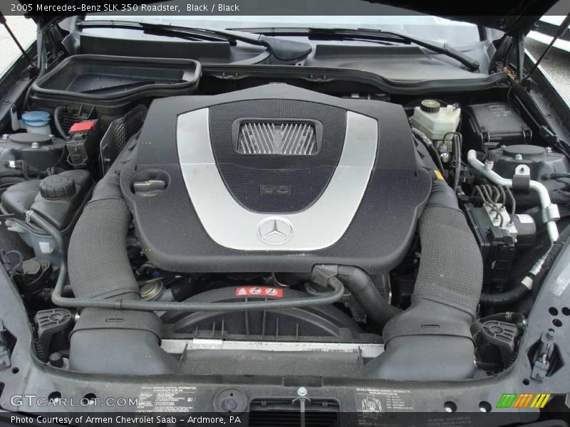 Black / Black 2005 Mercedes-Benz SLK 350 Roadster