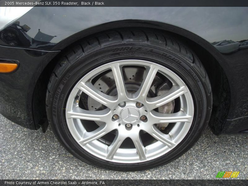 Black / Black 2005 Mercedes-Benz SLK 350 Roadster