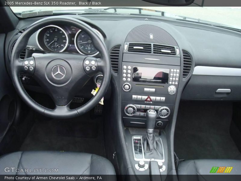 Black / Black 2005 Mercedes-Benz SLK 350 Roadster