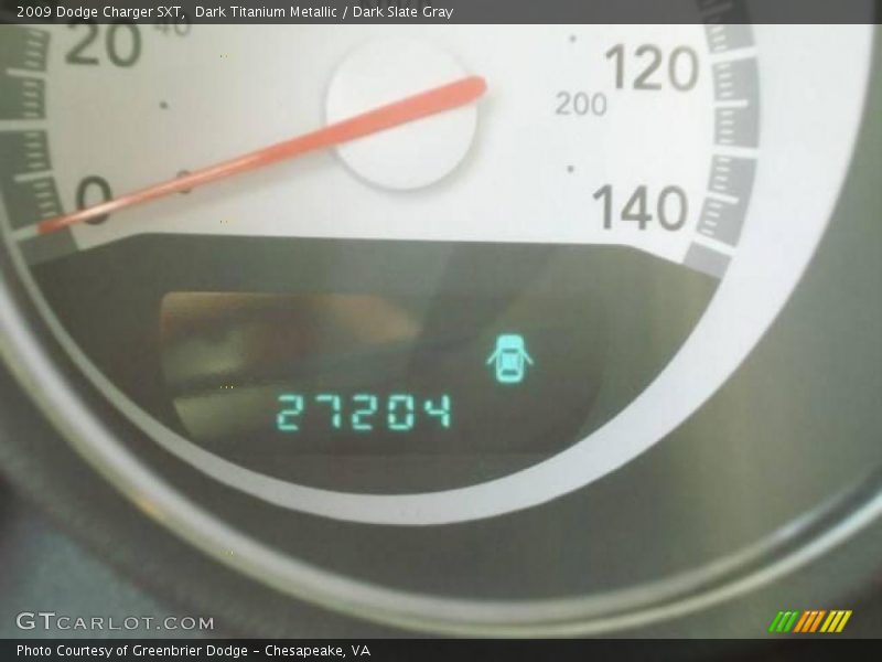 Dark Titanium Metallic / Dark Slate Gray 2009 Dodge Charger SXT