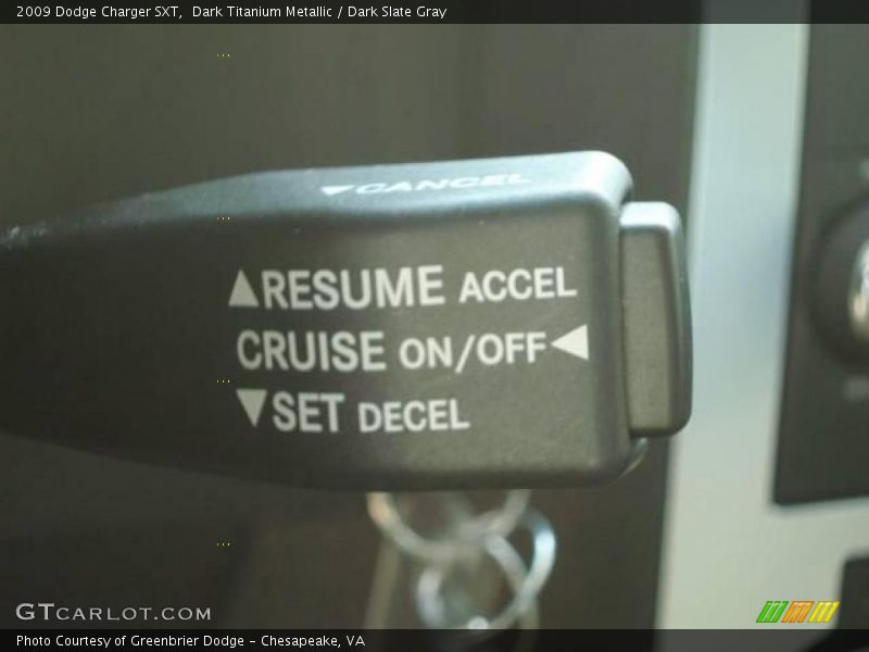 Dark Titanium Metallic / Dark Slate Gray 2009 Dodge Charger SXT