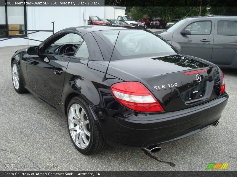 Black / Black 2005 Mercedes-Benz SLK 350 Roadster