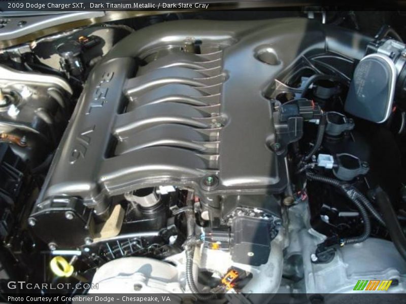 Dark Titanium Metallic / Dark Slate Gray 2009 Dodge Charger SXT