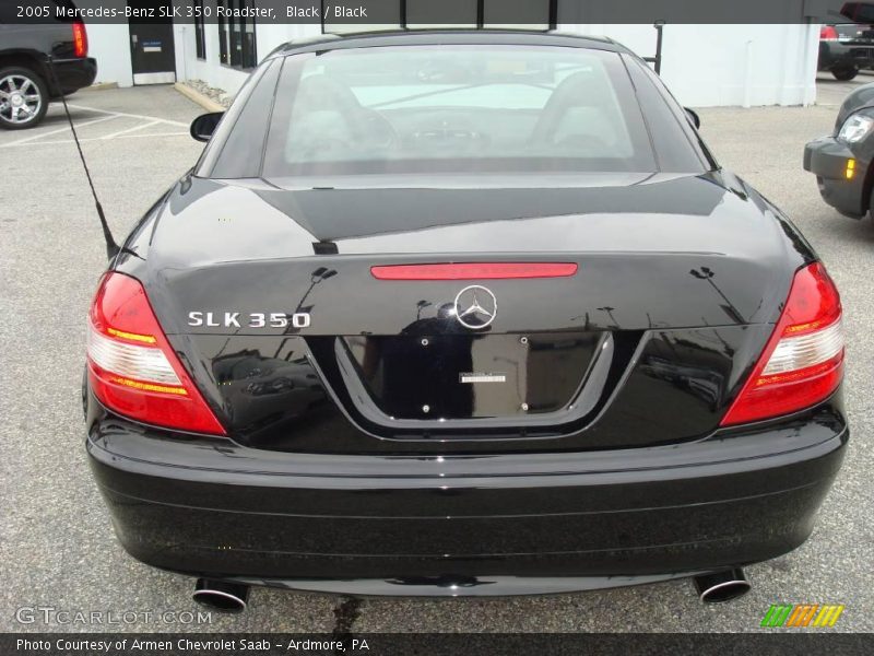 Black / Black 2005 Mercedes-Benz SLK 350 Roadster
