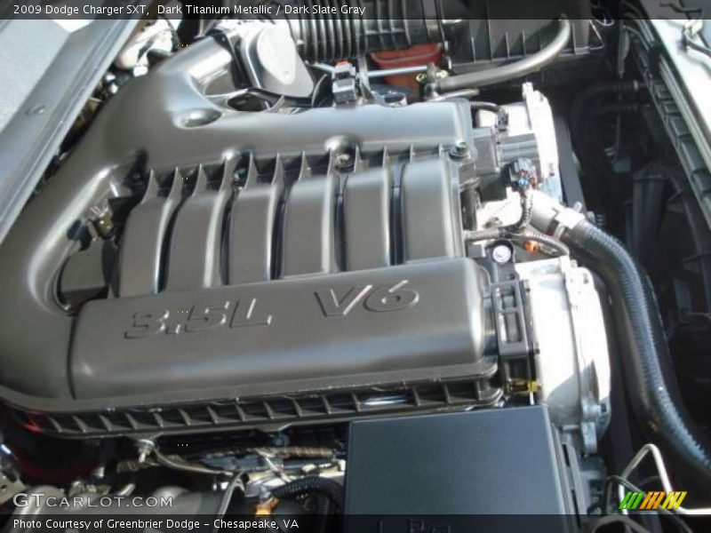 Dark Titanium Metallic / Dark Slate Gray 2009 Dodge Charger SXT
