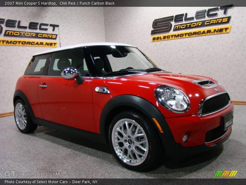 Chili Red / Punch Carbon Black 2007 Mini Cooper S Hardtop