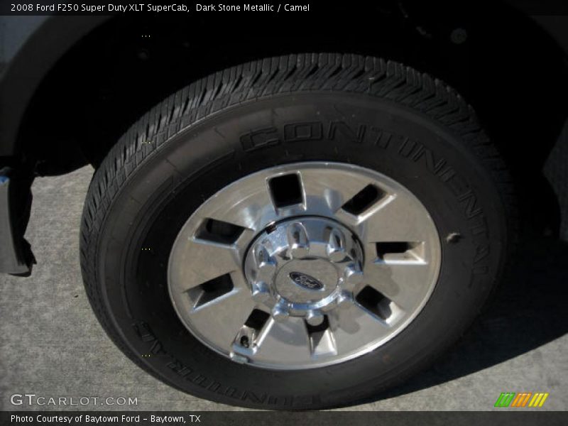 Dark Stone Metallic / Camel 2008 Ford F250 Super Duty XLT SuperCab