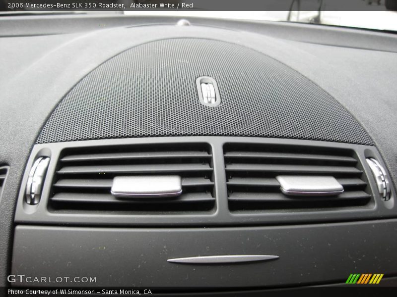 Alabaster White / Red 2006 Mercedes-Benz SLK 350 Roadster