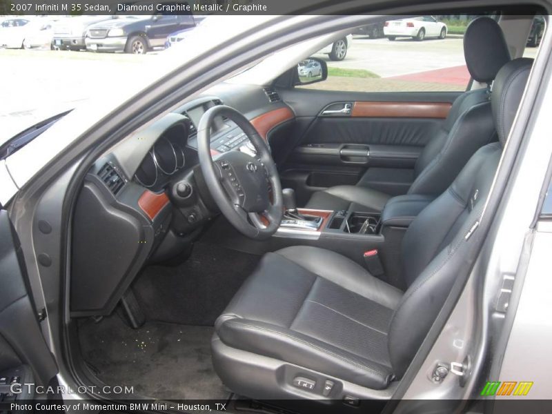 Diamond Graphite Metallic / Graphite 2007 Infiniti M 35 Sedan