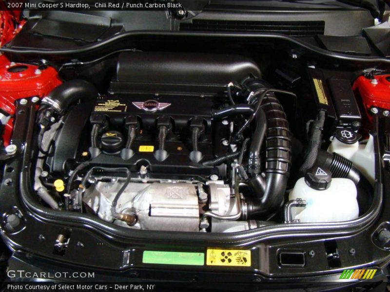 Chili Red / Punch Carbon Black 2007 Mini Cooper S Hardtop