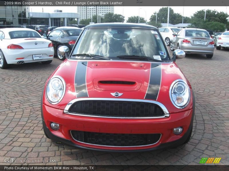 Chili Red / Lounge Carbon Black Leather 2009 Mini Cooper S Hardtop