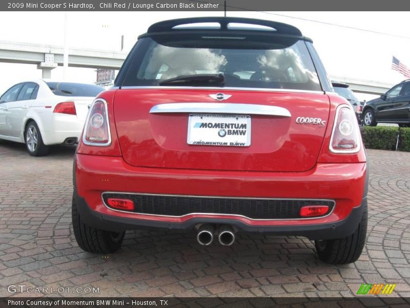 Chili Red / Lounge Carbon Black Leather 2009 Mini Cooper S Hardtop
