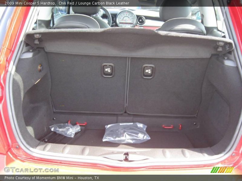 Chili Red / Lounge Carbon Black Leather 2009 Mini Cooper S Hardtop